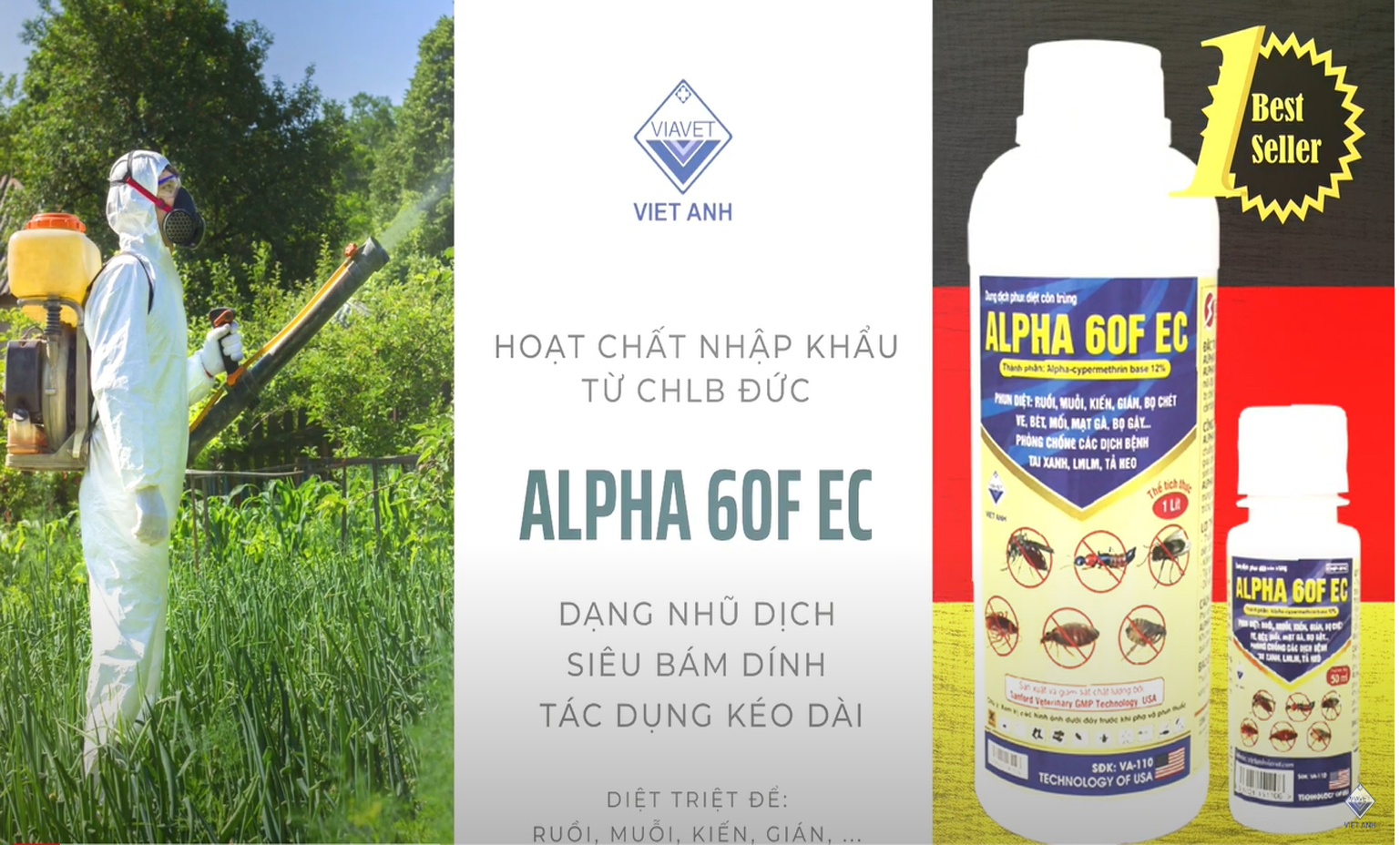Alpha 60F EC – Tiêu diệt triệt để côn trùng trong trang trại